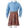 Navy blue and denim long-sleeved children's dress size 140 by , Children's dresses - Ref: Foro24-14123, Price: 17,29 €, Disco...