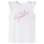 Kinder-T-Shirt mit rohen Rüschenärmeln 140 von , Kinder-T-Shirts - Ref: Foro24-11323, Preis: 8,28 €, Rabatt: %