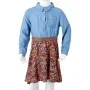 Navy blue and denim long-sleeved children's dress size 116 by , Children's dresses - Ref: Foro24-14121, Price: 17,29 €, Disco...