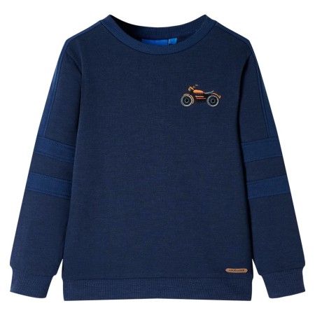 Sudadera infantil azul marino mélange 92 de , Camisetas para niños - Ref: Foro24-12659, Precio: 13,06 €, Descuento: %