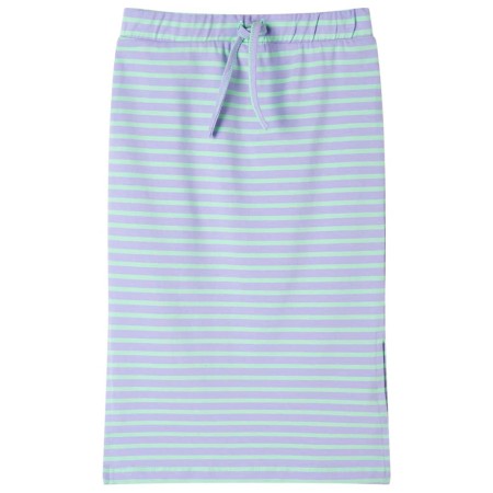 Straight children's skirt with bright mint stripes 140 by , kids pants - Ref: Foro24-10918, Price: 10,55 €, Discount: %