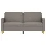 Sofá de 2 plazas de tela gris taupé 140 cm de , Sofás - Ref: Foro24-359485, Precio: 212,75 €, Descuento: %