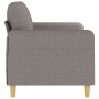 2-Sitzer-Sofa aus taupegrauem Stoff 140 cm von , Sofas - Ref: Foro24-359485, Preis: 226,96 €, Rabatt: %