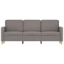 3-seater taupe gray fabric sofa, 180 cm by , Sofas - Ref: Foro24-359493, Price: 261,19 €, Discount: %
