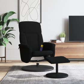 Verstellbarer Massagesessel mit Fußstütze aus schwarzem Samt von , Sessel - Ref: Foro24-356702, Preis: 192,58 €, Rabatt: %