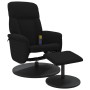 Verstellbarer Massagesessel mit Fußstütze aus schwarzem Samt von , Sessel - Ref: Foro24-356702, Preis: 192,58 €, Rabatt: %