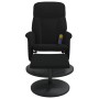 Verstellbarer Massagesessel mit Fußstütze aus schwarzem Samt von , Sessel - Ref: Foro24-356702, Preis: 192,58 €, Rabatt: %