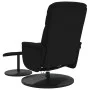 Black velvet massage recliner chair with footrest by , Armchairs - Ref: Foro24-356702, Price: 189,84 €, Discount: %