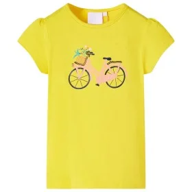 Yellow children's t-shirt size 128 by , Kids T-shirts - Ref: Foro24-11067, Price: 8,52 €, Discount: %