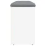 Holzwerkstoff Schuhbank weiß 102x32x50 cm von , Bänke für Hallen und Lager - Ref: Foro24-835089, Preis: 93,33 €, Rabatt: %