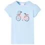 Camiseta infantil azul claro 140 de , Camisetas para niños - Ref: Foro24-11078, Precio: 8,52 €, Descuento: %
