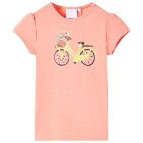 Neon Coral Kinder T-Shirt 116 von , Kinder-T-Shirts - Ref: Foro24-11071, Preis: 8,52 €, Rabatt: %