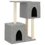 Cat scratcher with light gray sisal posts 86 cm by , Cat furniture - Ref: Foro24-172101, Price: 36,70 €, Discount: %
