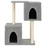 Cat scratcher with light gray sisal posts 86 cm by , Cat furniture - Ref: Foro24-172101, Price: 36,70 €, Discount: %
