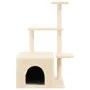 Cat scratcher with cream-colored sisal posts 110 cm by , Cat furniture - Ref: Foro24-172103, Price: 34,00 €, Discount: %