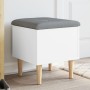 Aufbewahrungsbank aus Holzwerkstoff weiß 42x42x46 cm von , Bänke für Hallen und Lager - Ref: Foro24-835061, Preis: 57,92 €, R...