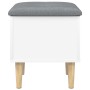 Aufbewahrungsbank aus Holzwerkstoff weiß 42x42x46 cm von , Bänke für Hallen und Lager - Ref: Foro24-835061, Preis: 57,92 €, R...