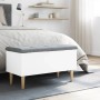 Aufbewahrungsbank aus Holzwerkstoff weiß 82x42x46 cm von , Bänke für Hallen und Lager - Ref: Foro24-835075, Preis: 85,22 €, R...