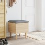 Bank mit Stauraum aus Sonoma-Eiche, 42 x 42 x 46 cm von , Bänke für Hallen und Lager - Ref: Foro24-835063, Preis: 57,28 €, Ra...