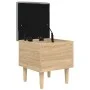 Bench with storage engineered wood Sonoma oak 42x42x46 cm by , Benches for halls and storage - Ref: Foro24-835063, Price: 56,...