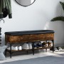 Schuhbank Holzwerkstoff Räuchereiche 102x32x45 cm von , Bänke für Hallen und Lager - Ref: Foro24-835179, Preis: 75,63 €, Raba...