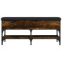 Schuhbank Holzwerkstoff Räuchereiche 102x32x45 cm von , Bänke für Hallen und Lager - Ref: Foro24-835179, Preis: 75,63 €, Raba...