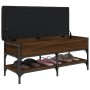 Holzwerkstoff Schuhbank braune Eiche 102x42x45 cm von , Bänke für Hallen und Lager - Ref: Foro24-835201, Preis: 89,92 €, Raba...