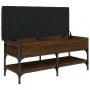Holzwerkstoff Schuhbank braune Eiche 102x42x45 cm von , Bänke für Hallen und Lager - Ref: Foro24-835201, Preis: 88,85 €, Raba...