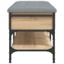 Schuhbank aus Holzwerkstoff Sonoma Eiche 82x42x45 cm von , Bänke für Hallen und Lager - Ref: Foro24-835193, Preis: 75,46 €, R...
