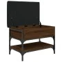 Schuhbank aus Holzwerkstoff Eiche braun 62x42x45 cm von , Bänke für Hallen und Lager - Ref: Foro24-835191, Preis: 65,17 €, Ra...