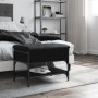 Engineered wood black shoemaker bench 62x42x45 cm by , Benches for halls and storage - Ref: Foro24-835187, Price: 65,06 €, Di...