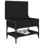 Engineered wood black shoemaker bench 62x42x45 cm by , Benches for halls and storage - Ref: Foro24-835187, Price: 64,28 €, Di...
