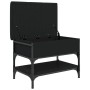 Schuhbank aus Holzwerkstoff schwarz 62x42x45 cm von , Bänke für Hallen und Lager - Ref: Foro24-835187, Preis: 65,06 €, Rabatt: %