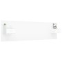 Cabecero de cama con mesitas madera contrachapada blanco