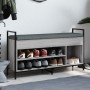 Engineered wood gray Sonoma shoe bench 105.5x32x57.5cm by , Benches for halls and storage - Ref: Foro24-835215, Price: 85,62 ...
