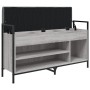 Sonoma graue Schuhbank aus Holzwerkstoff 105,5x32x57,5cm von , Bänke für Hallen und Lager - Ref: Foro24-835215, Preis: 85,62 ...