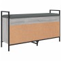 Sonoma graue Schuhbank aus Holzwerkstoff 105,5x32x57,5cm von , Bänke für Hallen und Lager - Ref: Foro24-835215, Preis: 85,62 ...