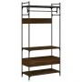 Schubladenschrank aus brauner Eiche 89x39x184,5 cm von , Kleiderschränke - Ref: Foro24-838957, Preis: 142,70 €, Rabatt: %