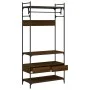 Schubladenschrank aus brauner Eiche 89x39x184,5 cm von , Kleiderschränke - Ref: Foro24-838957, Preis: 142,70 €, Rabatt: %