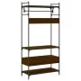 Schubladenschrank aus brauner Eiche 89x39x184,5 cm von , Kleiderschränke - Ref: Foro24-838957, Preis: 142,70 €, Rabatt: %