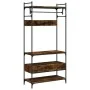 Armario cajones madera ingeniería roble ahumado 89x39x184,5 cm de , Armarios roperos - Ref: Foro24-838955, Precio: 127,53 €, ...