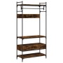 Schubladen-Schrank aus geräucherter Eichen-Ingenieurholz 89x39x184,5 cm. von , Kleiderschränke - Ref: Foro24-838955, Preis: 1...