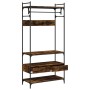 Schubladen-Schrank aus geräucherter Eichen-Ingenieurholz 89x39x184,5 cm. von , Kleiderschränke - Ref: Foro24-838955, Preis: 1...