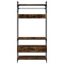 Schubladen-Schrank aus geräucherter Eichen-Ingenieurholz 89x39x184,5 cm. von , Kleiderschränke - Ref: Foro24-838955, Preis: 1...