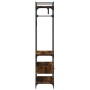 Schubladen-Schrank aus geräucherter Eichen-Ingenieurholz 89x39x184,5 cm. von , Kleiderschränke - Ref: Foro24-838955, Preis: 1...