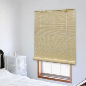 Natural bamboo roller blind 80x220 cm by vidaXL, Blinds and blinds - Ref: Foro24-245817, Price: 21,67 €, Discount: %