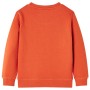 Sudadera infantil naranja 128