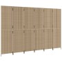 6-teiliger beigefarbener Sichtschutz aus synthetischem Rattan von , Raumteiler - Ref: Foro24-365355, Preis: 276,16 €, Rabatt: %