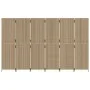 6 panel beige synthetic rattan screen by , Room dividers - Ref: Foro24-365355, Price: 269,96 €, Discount: %