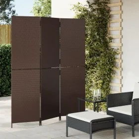 3-teiliger brauner Bildschirm aus synthetischem Rattan von , Raumteiler - Ref: Foro24-365341, Preis: 142,62 €, Rabatt: %